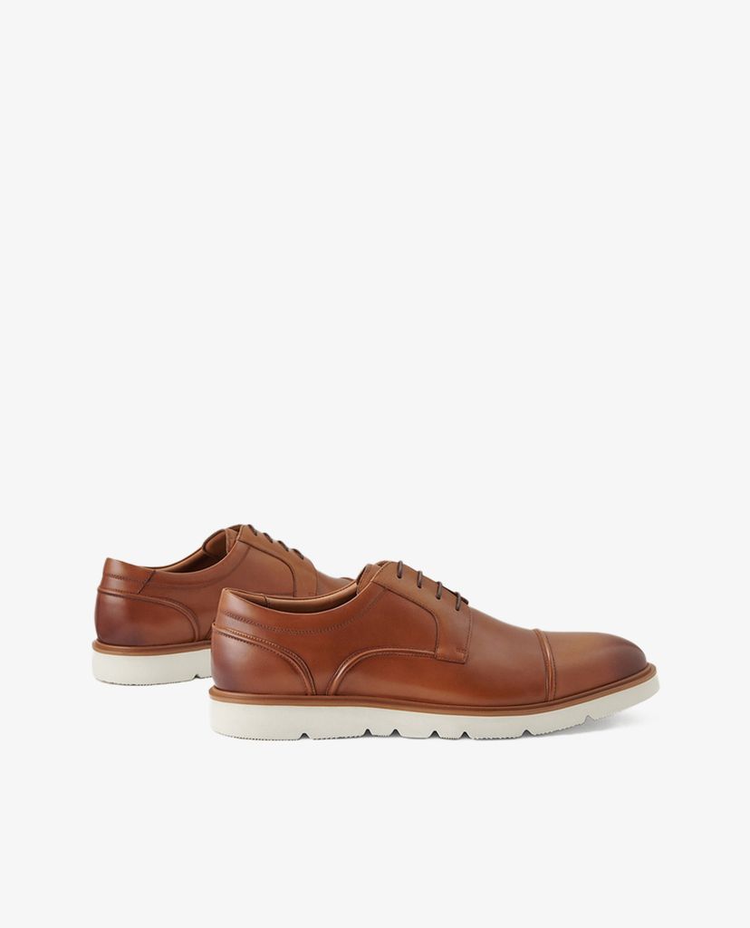 PEDRO - Giày tây nam phối dây Leather Cap Toe
