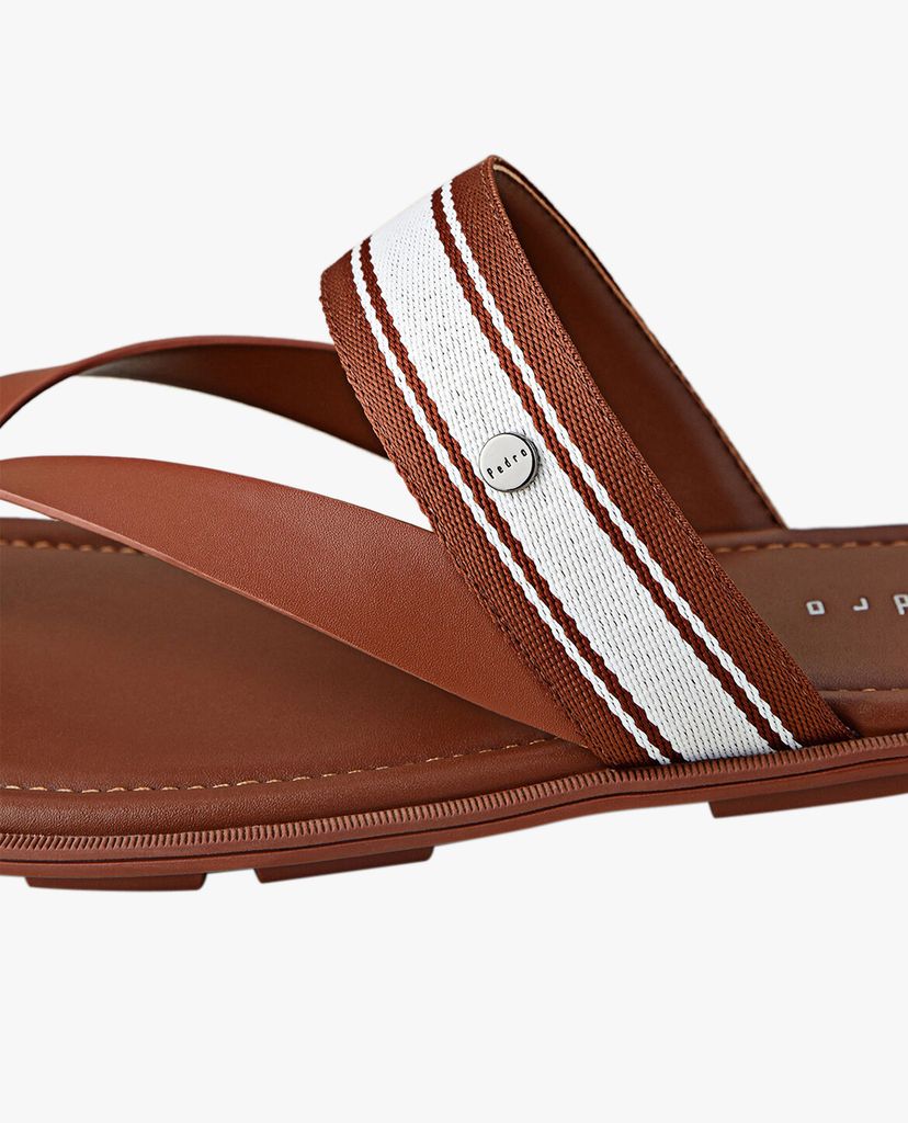 PEDRO - Giày sandal nam xỏ ngón phối quai ngang thời trang Stripe