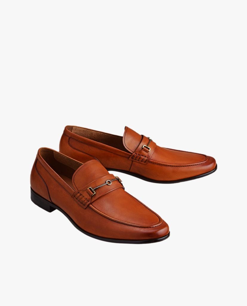 PEDRO - Giày tây nam Leather Bit Loafers