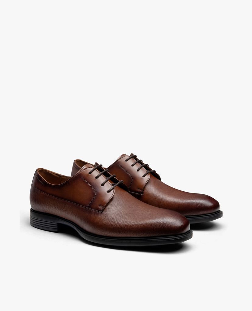 PEDRO - Giày tây nam Leather Cap Toe