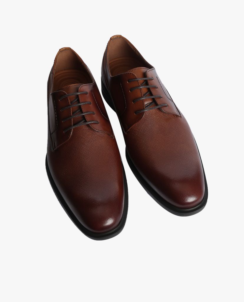 PEDRO - Giày tây nam Leather Cap Toe