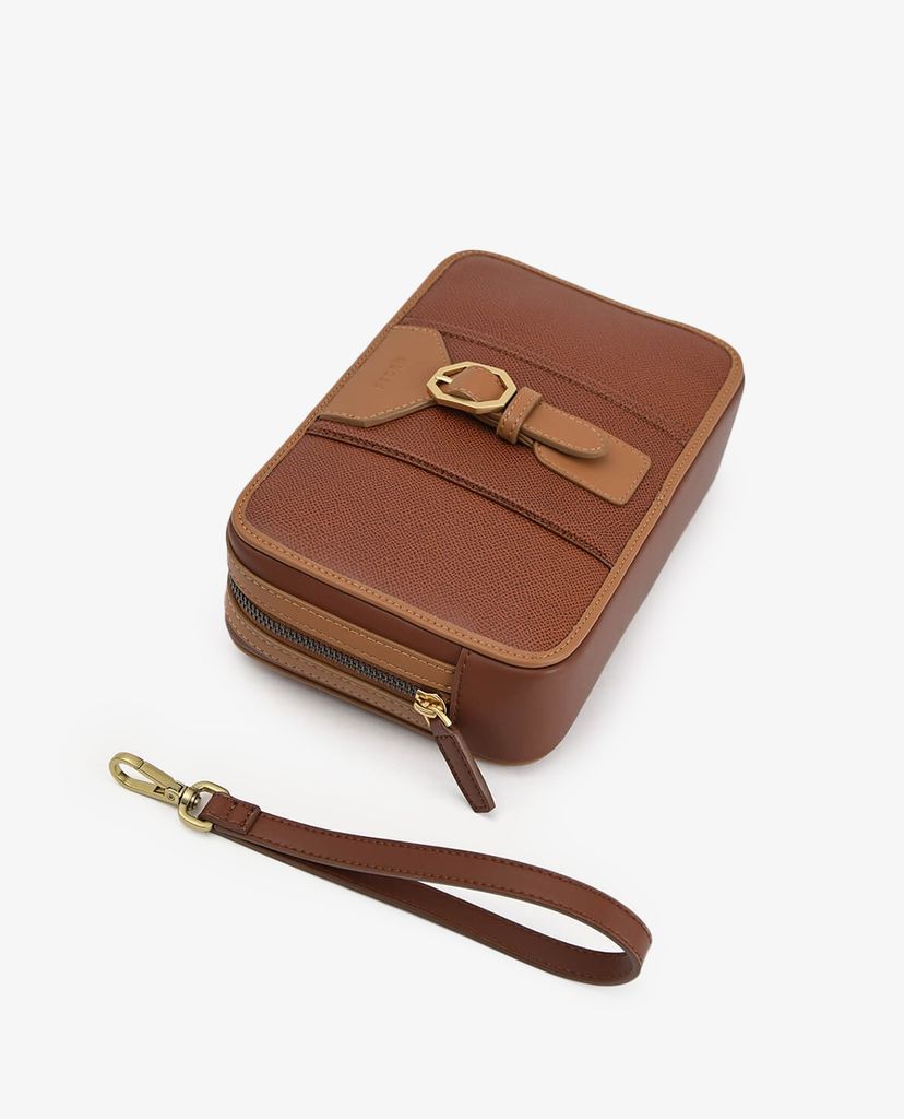 PEDRO - Túi xách tay nam chữ nhật Buckled Textured Leather