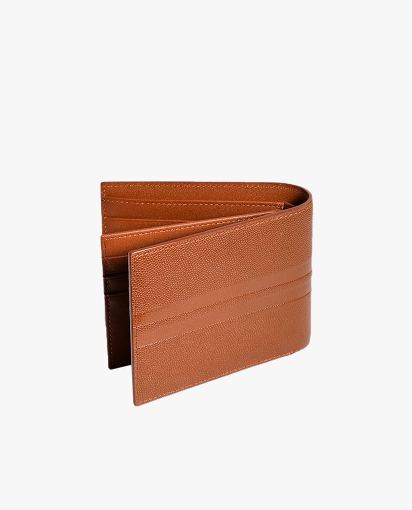 PEDRO - Ví nam dạng gập Striped Leather Bi Fold