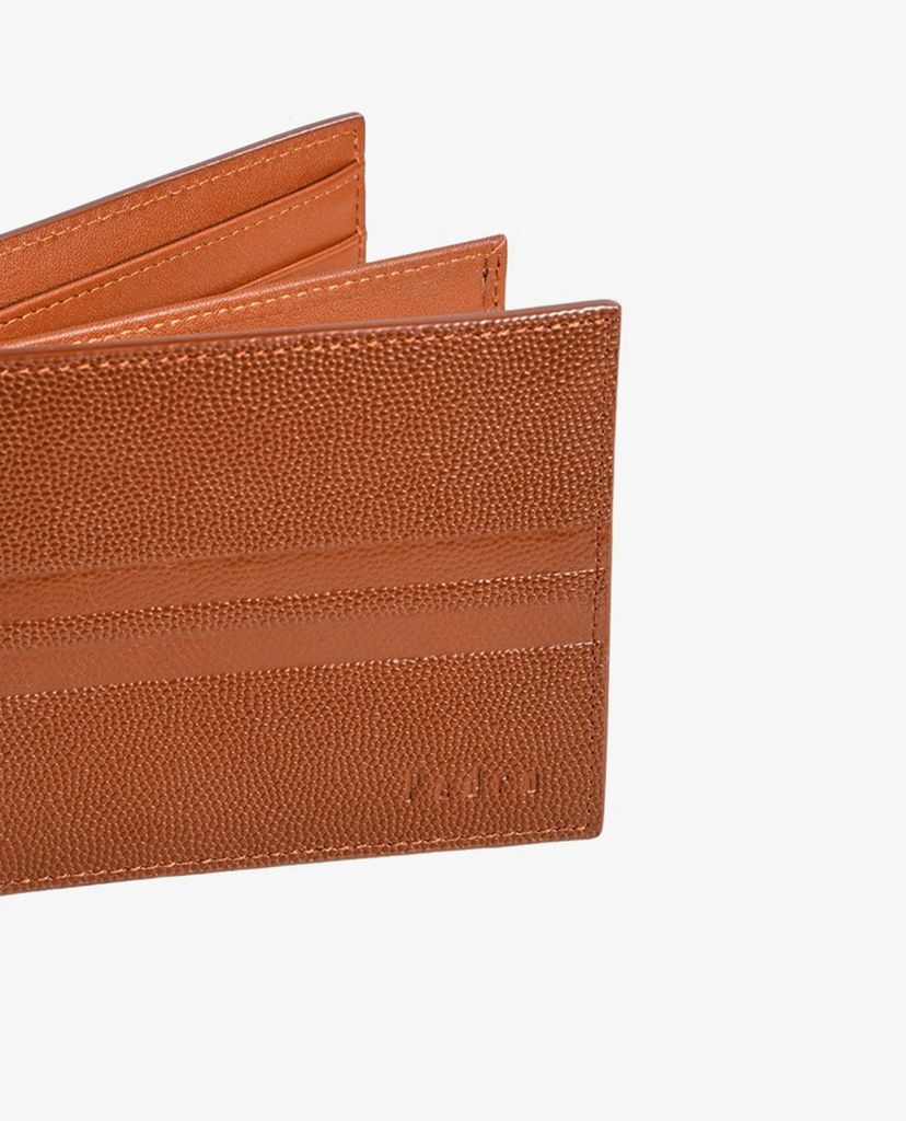 PEDRO - Ví nam dạng gập Striped Leather Bi Fold