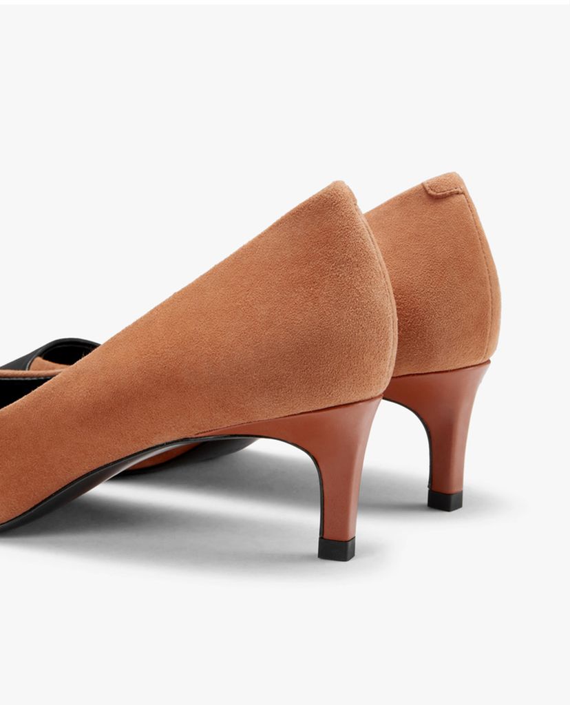 PEDRO - Giày cao gót mũi nhọn Leather Cap Toe