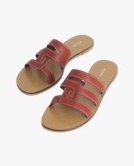 PEDRO - Giày sandal nữ quai ngang Abstract Casual
