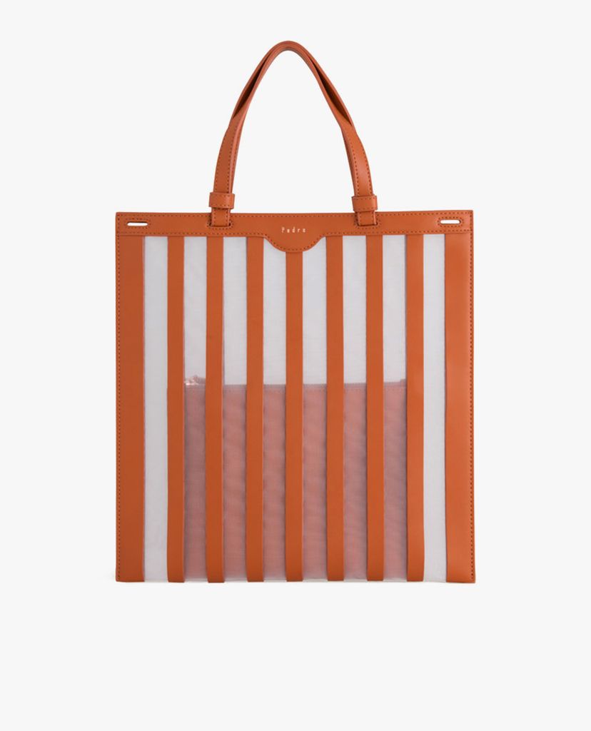 PEDRO - Túi xách tay hình chữ nhật Two Way Striped