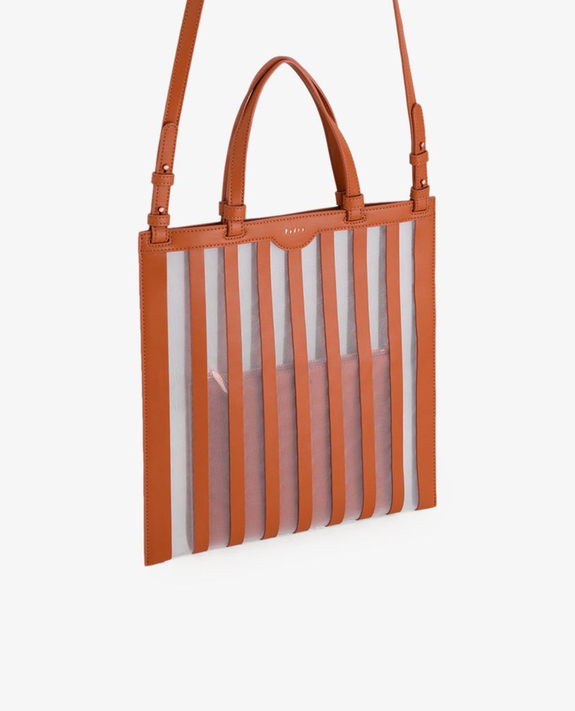 PEDRO - Túi xách tay hình chữ nhật Two Way Striped