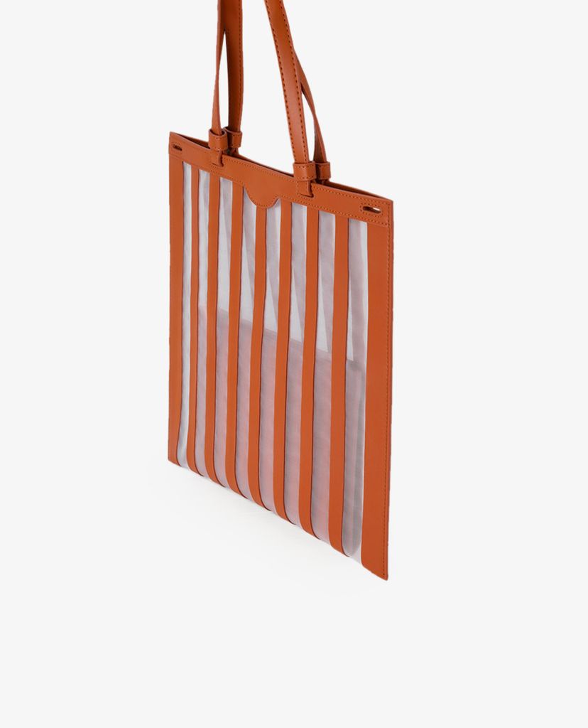PEDRO - Túi xách tay hình chữ nhật Two Way Striped
