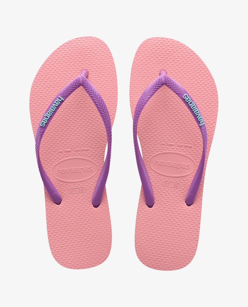 HAVAIANAS - Dép nữ Slim Logo Pop Up