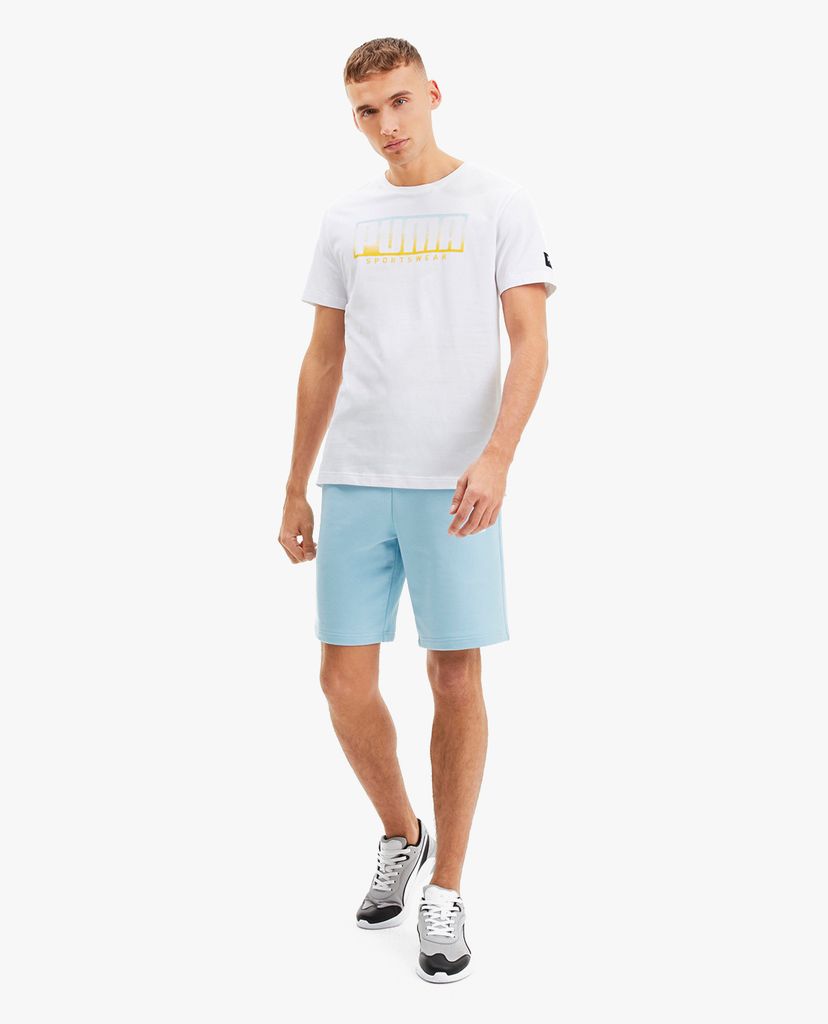 PUMA - Áo thun thể thao nam Round Neck Athletics Tee