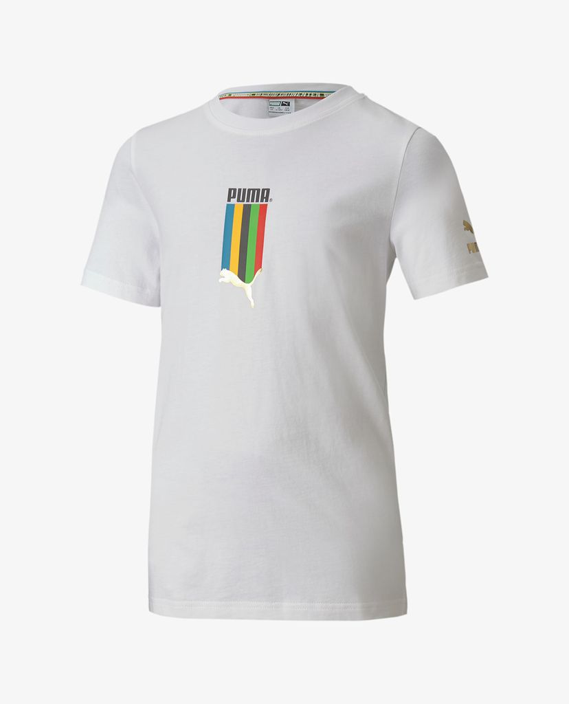 PUMA - Áo thun thể thao bé trai TFS Graphic