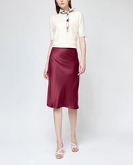 GIGI - Chân váy midi lưng cao Bias Cut
