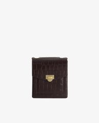 PEDRO - Túi đeo chéo nữ phom vuông Croc Effect Leather Shoulder