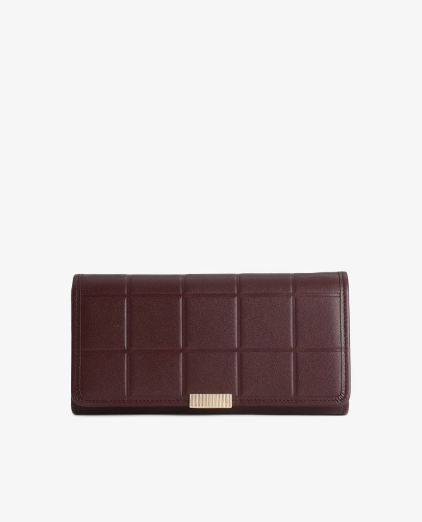 PEDRO - Ví nữ dáng dài Quilted Long Leather