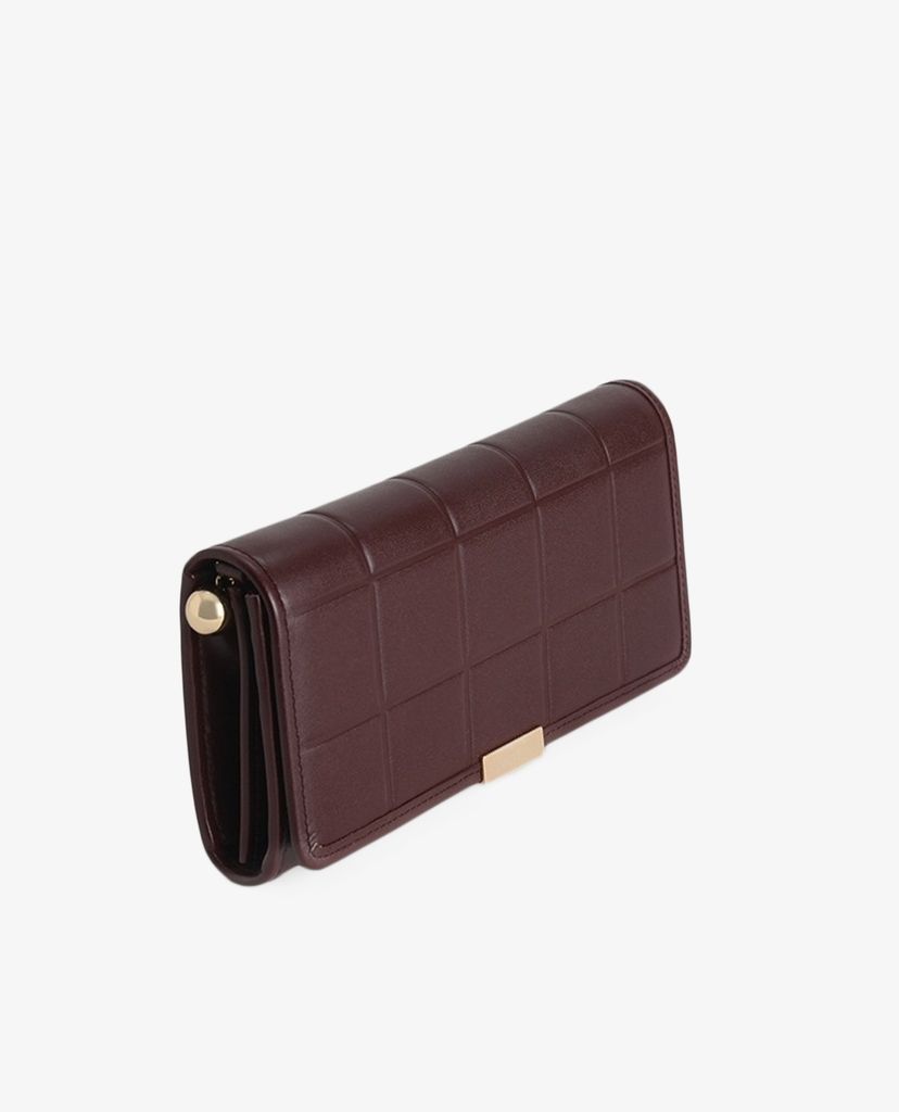 PEDRO - Ví nữ dáng dài Quilted Long Leather