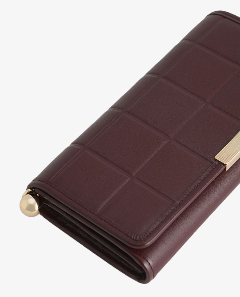 PEDRO - Ví nữ dáng dài Quilted Long Leather