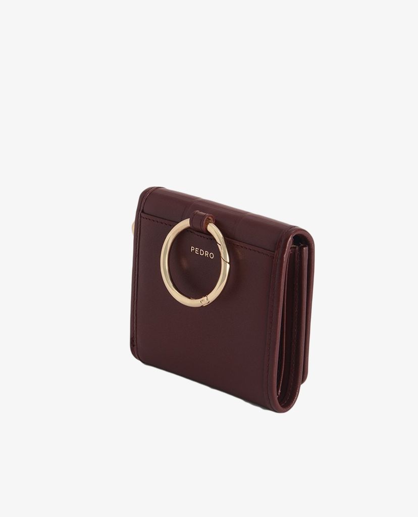 PEDRO - Ví nữ phom vuông Quilted Leather