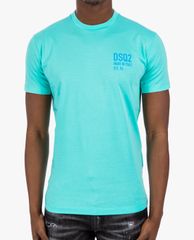 DSQUARED2 - Áo thun nam cổ tròn ngắn tay phom ôm thời trang