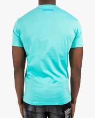 DSQUARED2 - Áo thun nam cổ tròn ngắn tay phom ôm thời trang