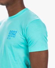 DSQUARED2 - Áo thun nam cổ tròn ngắn tay phom ôm thời trang