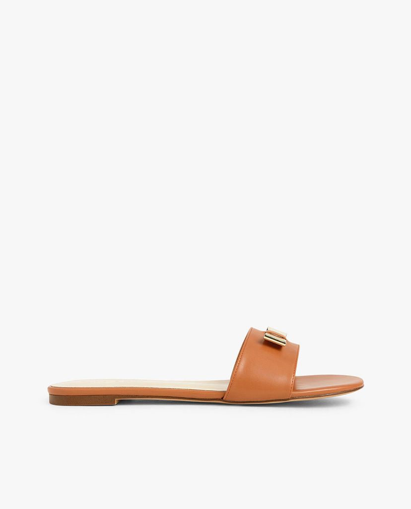 CHARLES & KEITH - Dép nữ quai ngang Metal Bow Slide