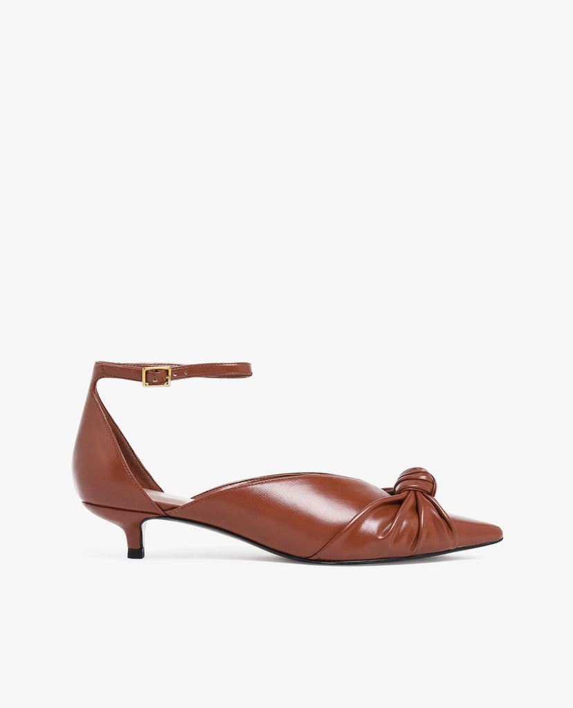 CHARLES & KEITH - Giày cao gót Knotted Kitten Heel Pumps