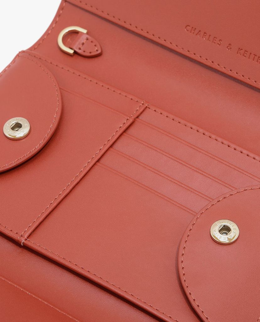 CHARLES & KEITH - Ví nắp gập Front Flap