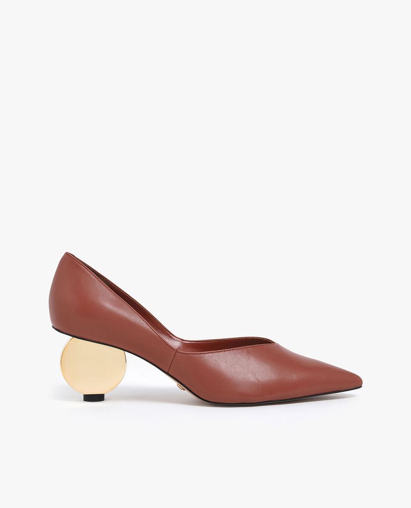 CHARLES & KEITH - Giày cao gót mũi nhọn V Cut Sculptural