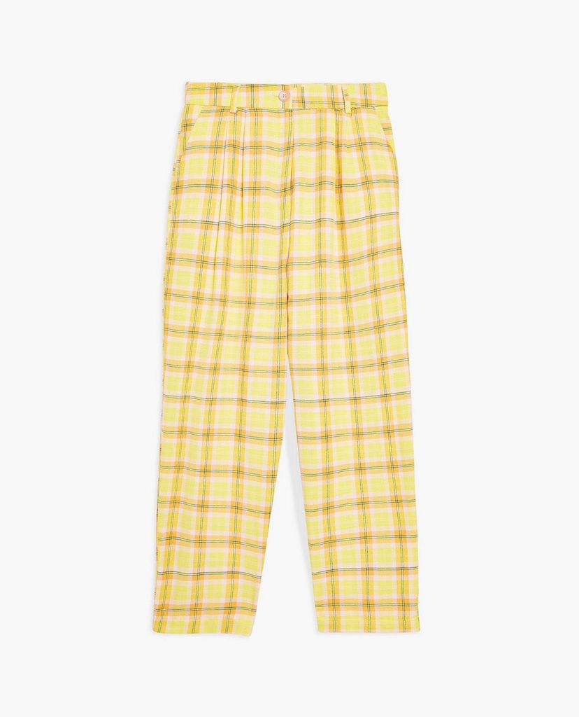 TOPSHOP - Quần kiểu nữ họa tiết caro Summer Check