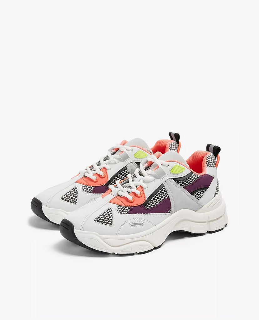 TOPSHOP - Giày sneaker nữ thắt dây Camber Multicoloured Chunky