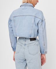GIGI - Áo khoác denim nữ phom croptop thời trang