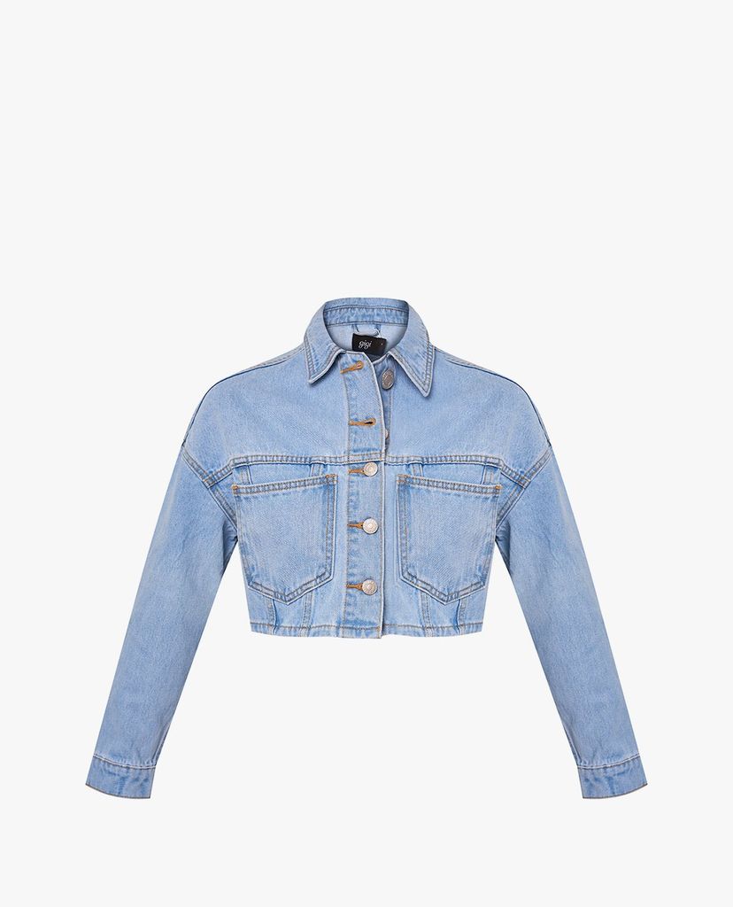 GIGI - Áo khoác denim nữ phom croptop thời trang