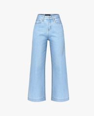 GIGI - Quần jeans nữ denim lưng cao ống rộng thời trang