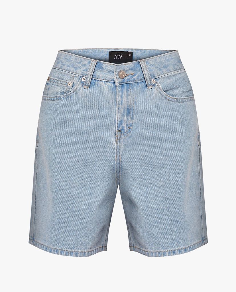 GIGI - Quần shorts nữ denim lưng cao hiện đại