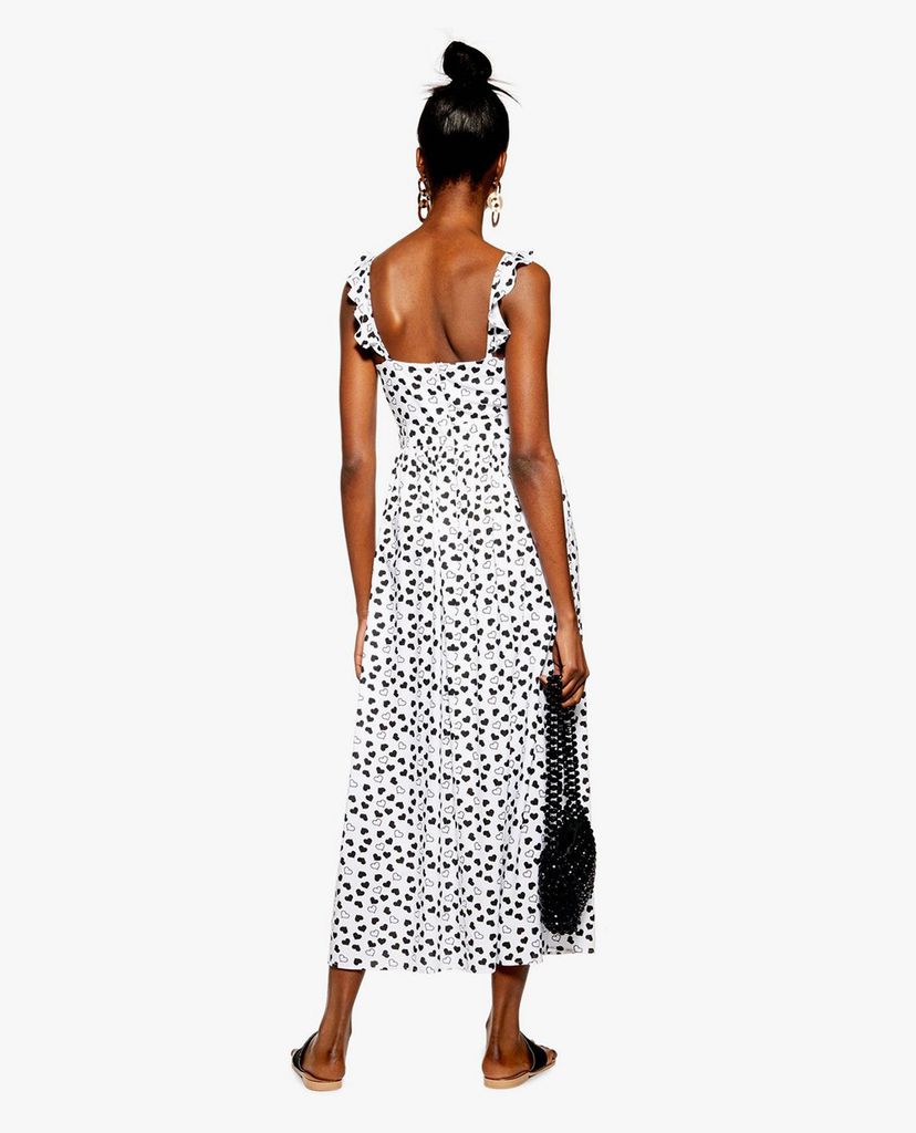 TOPSHOP - Đầm midi maxi hai dây Heart Knot