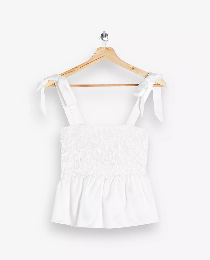 TOPSHOP - Áo hai dây nữ croptop Ivory Camisole