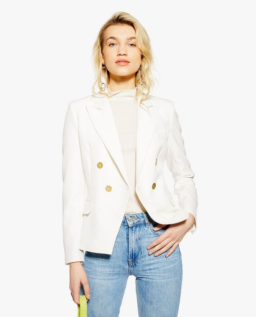 TOPSHOP - Áo blazer nữ tay dài Fully Lined