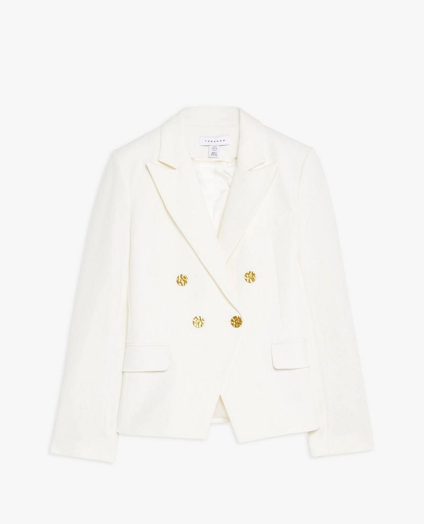 TOPSHOP - Áo blazer nữ tay dài Fully Lined