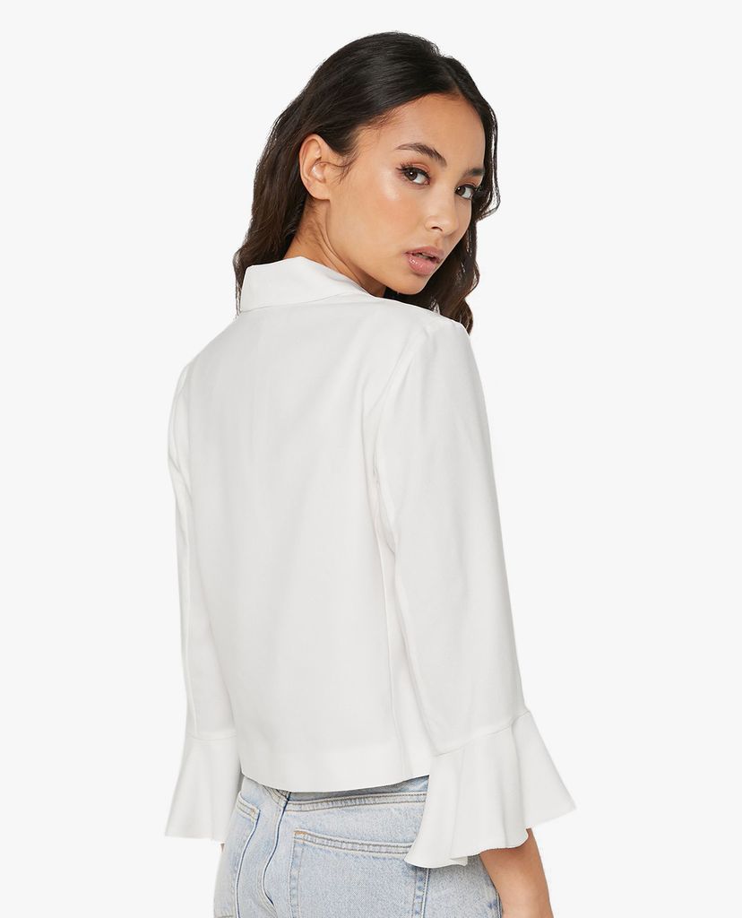 TOPSHOP - Áo blazer nữ tay dài ống loe thời trang