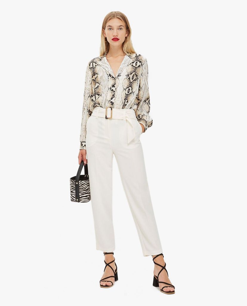 TOPSHOP - Quần kiểu nữ phối thắt lưng Jodi Belted Peg