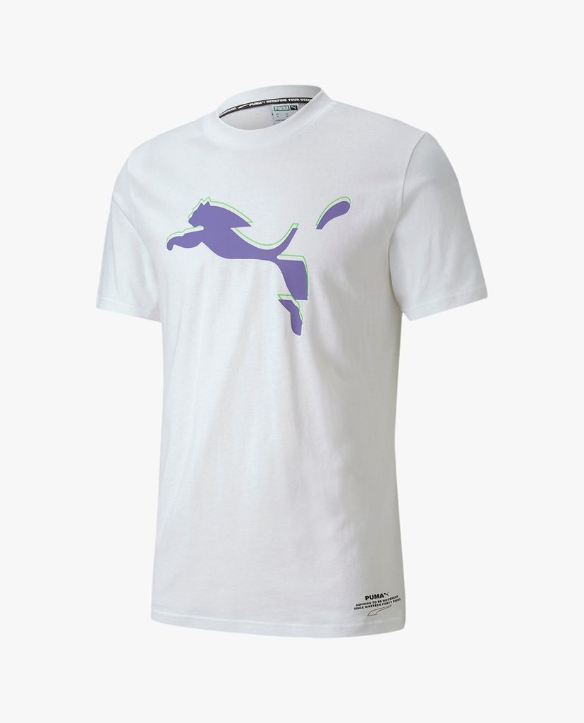 PUMA - Áo thun thể thao nam cổ tròn ngắn tay Avenir Graphic Sportstyle