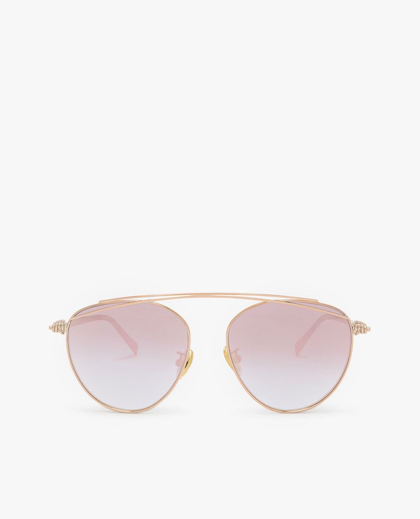CHARLES & KEITH - Kính mát nữ thời trang Wire Frame