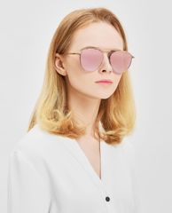 CHARLES & KEITH - Kính mát nữ thời trang Wire Frame