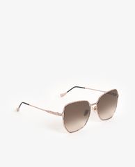 CHARLES & KEITH - Kính mát nữ gọng đa giác Rimless Butterfly