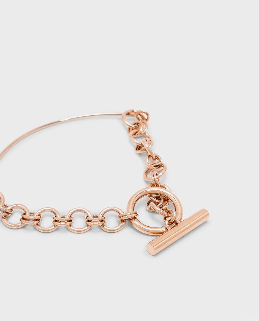 CHARLES & KEITH - Dây chuyền nữ mắc xích Metal Ring Decorative