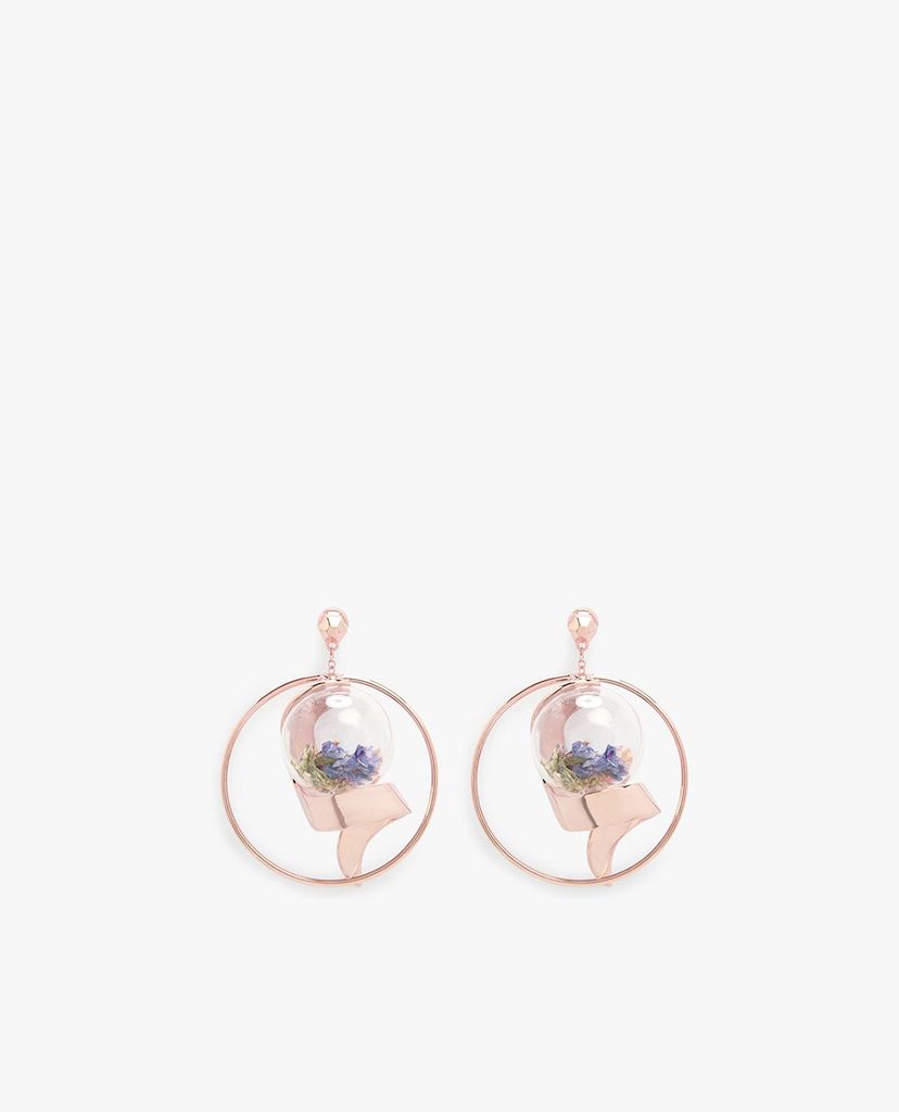 CHARLES & KEITH - Khuyên tai nữ Dry Flower Decorative