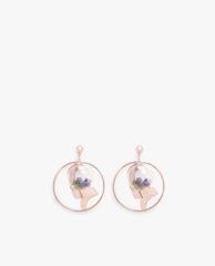 CHARLES & KEITH - Khuyên tai nữ Dry Flower Decorative