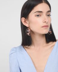 CHARLES & KEITH - Khuyên tai nữ Dry Flower Decorative