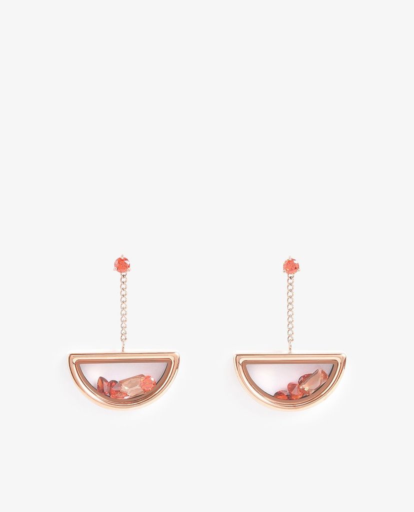 CHARLES & KEITH - Khuyên tai nữ Semi-Circle Floating Locket Drop